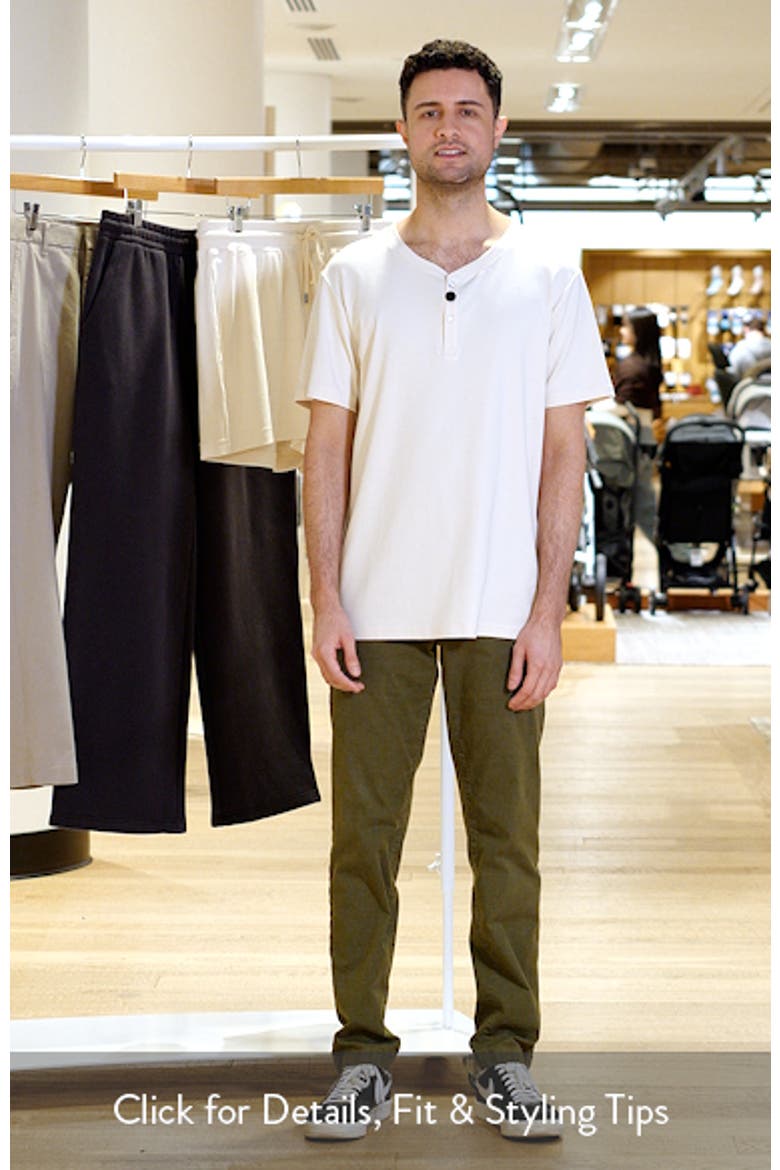 Stretch Cotton & Modal Blend Henly Pajama T-Shirt video