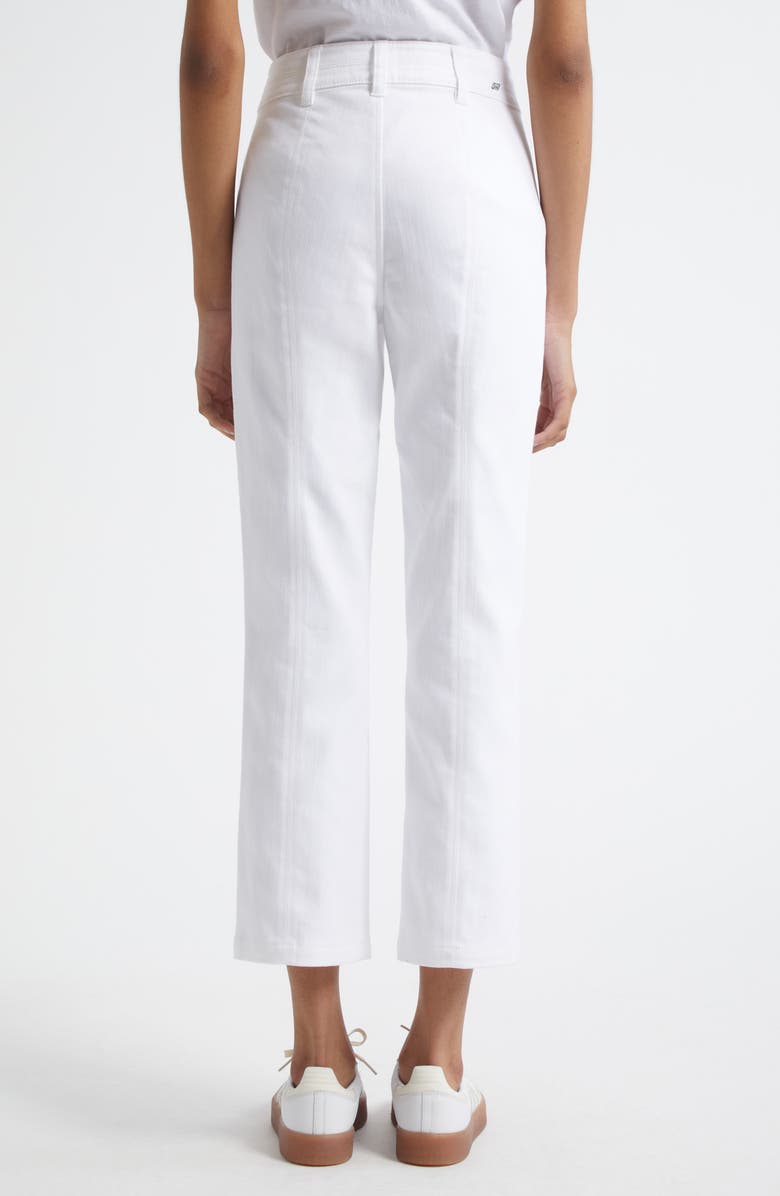 Cinq à Sept Patch Pocket Crop Jeans, Alternate, color, White