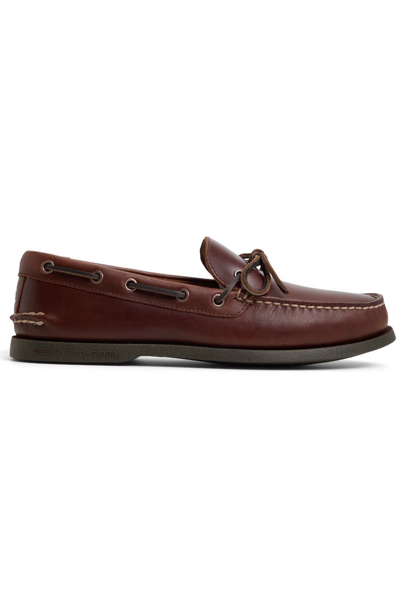Sperry Authentic Original<sup>™</sup> 1-Eye Boat Shoe, Alternate, color, Medium Brown