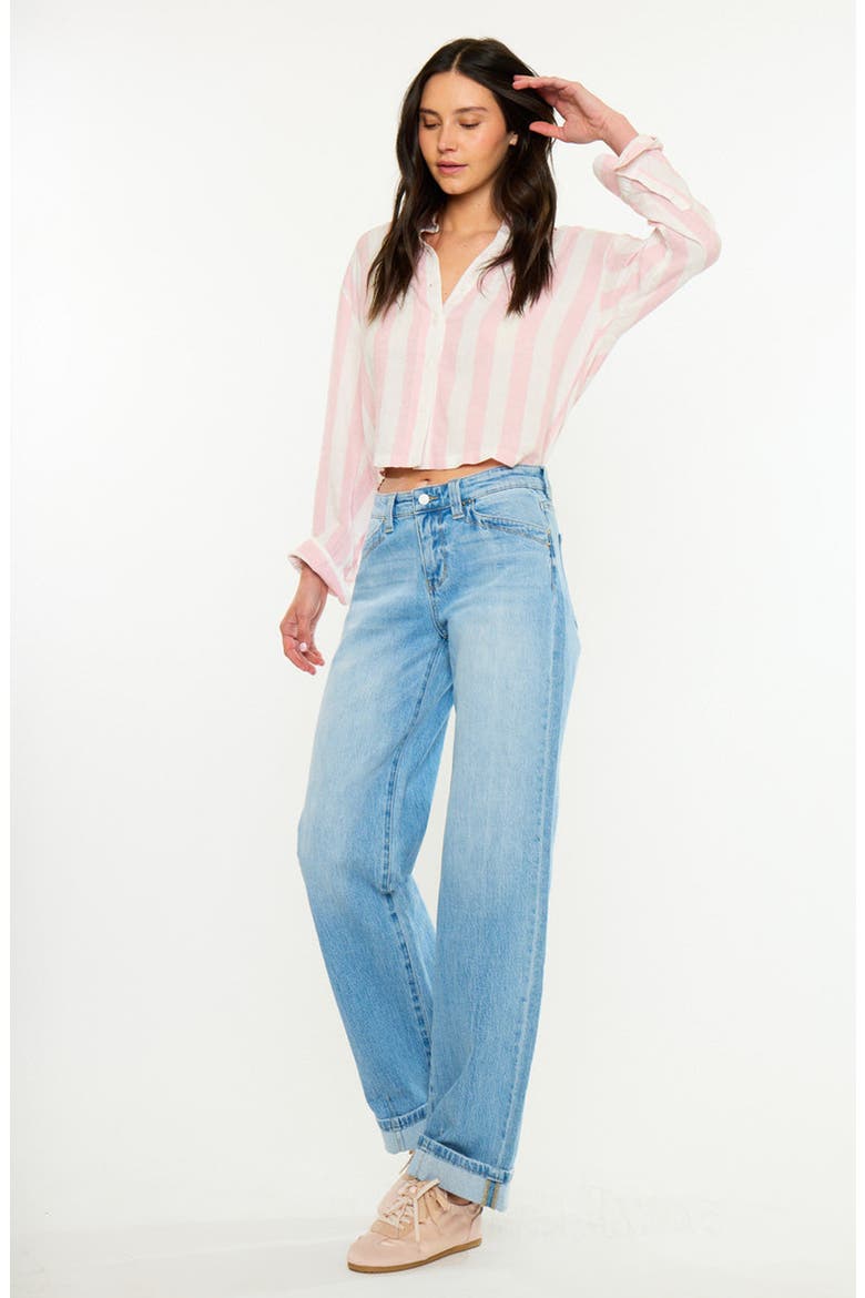 Nina 90s Low Rise Loose Baggy Jeans, Alternate, color, Medium Light