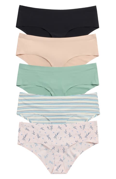 Sandra Assorted Mid Rise Hipster - Pack of 5