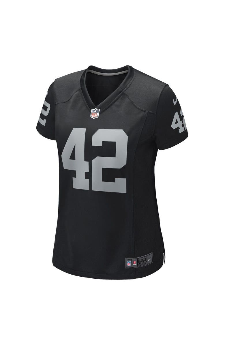 Nike Women's Nike Ronnie Lott Black Las Vegas Raiders Game Retired Player Jersey, Alternate, color,