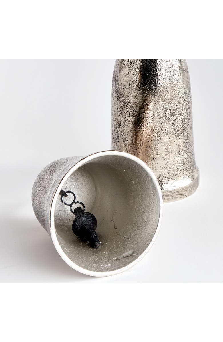 Napa Home & Garden La Taverna Grande Decorative Bells Set of 2, Alternate, color, Silver