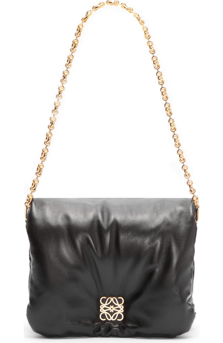 Loewe Goya Lambskin Leather Puffer Bag, Alternate, color,