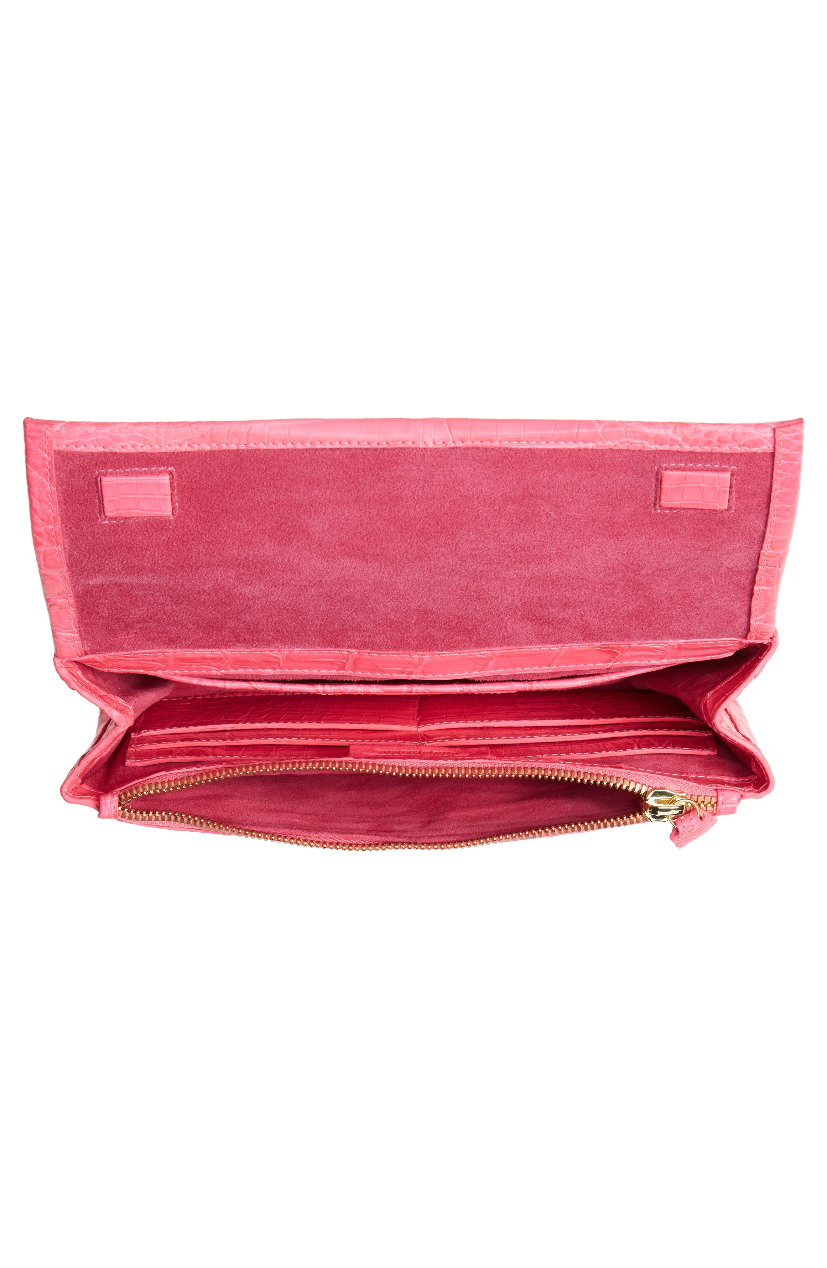 Nancy Gonzalez Small Gotham Genuine Crocodile Clutch, Alternate, color, 