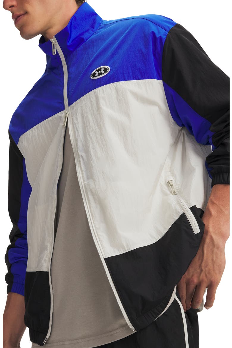 Icon Woven Track Jacket, Alternate, color, ULTIMATE BLACK/ TEAM ROYAL
