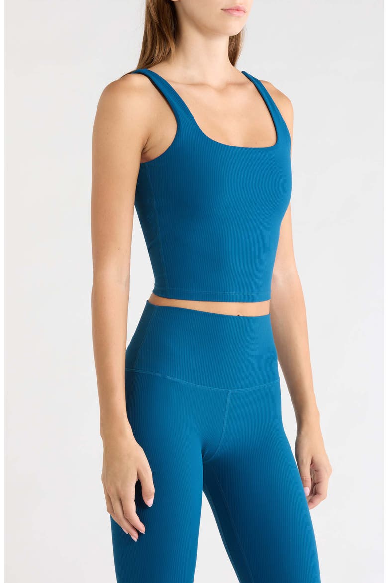 Crop Rib Tank Top, Alternate, color, SAILOR BLUE
