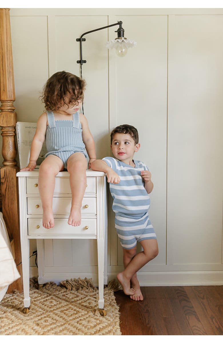 Ely's & Co. Looms Wave Collection - Stripe Knit Top, Alternate, color, Blue