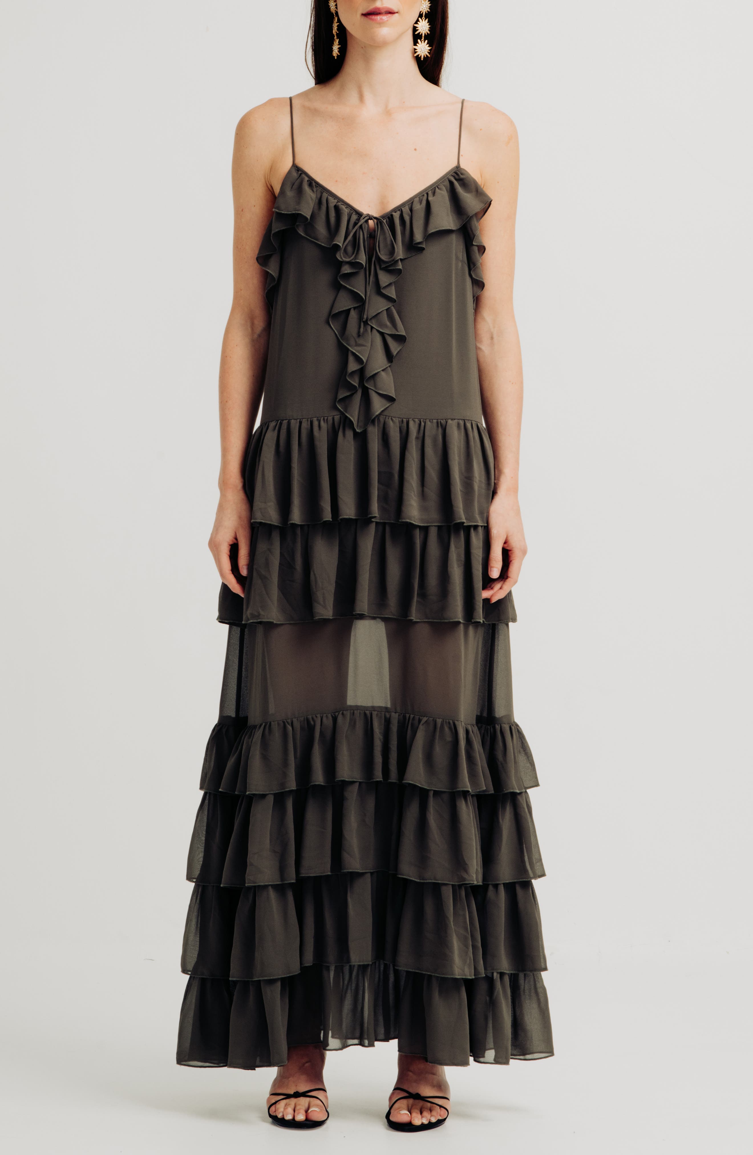 Orcadia Tiered Maxi Dress
