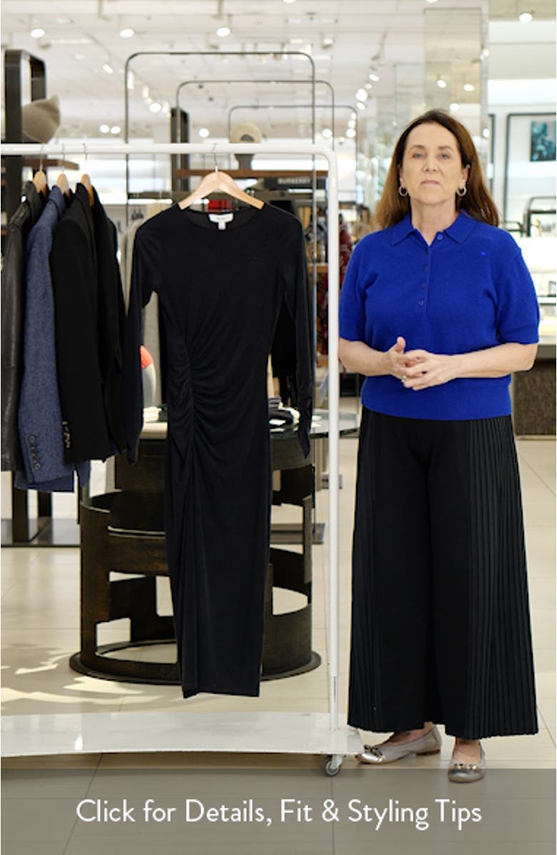 Lana Long Sleeve Midi Dress, sales video thumbnail