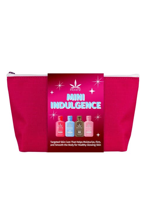 Hempz Mini Indulgence Beauty Actives Moisturizing Lotion Gift Set In Transparent