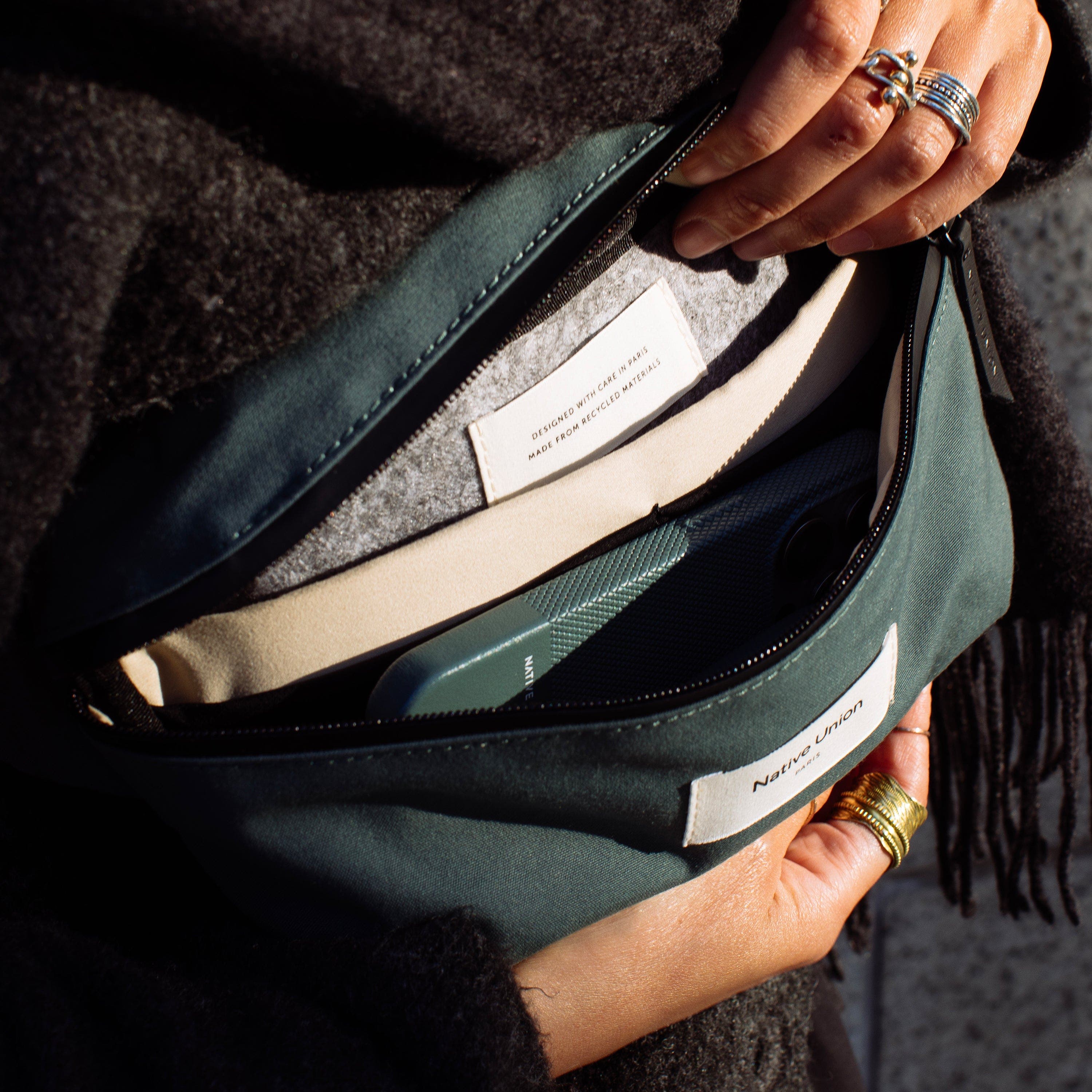 Native Union W.F.A Crossbody Pouch, Alternate, color, Black