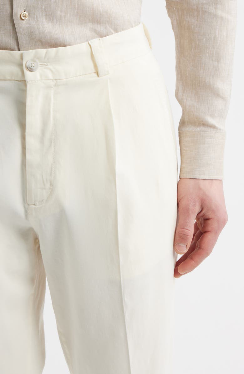 BOSS Perin Pleated Straight Leg Dress Pants, Alternate, color, 