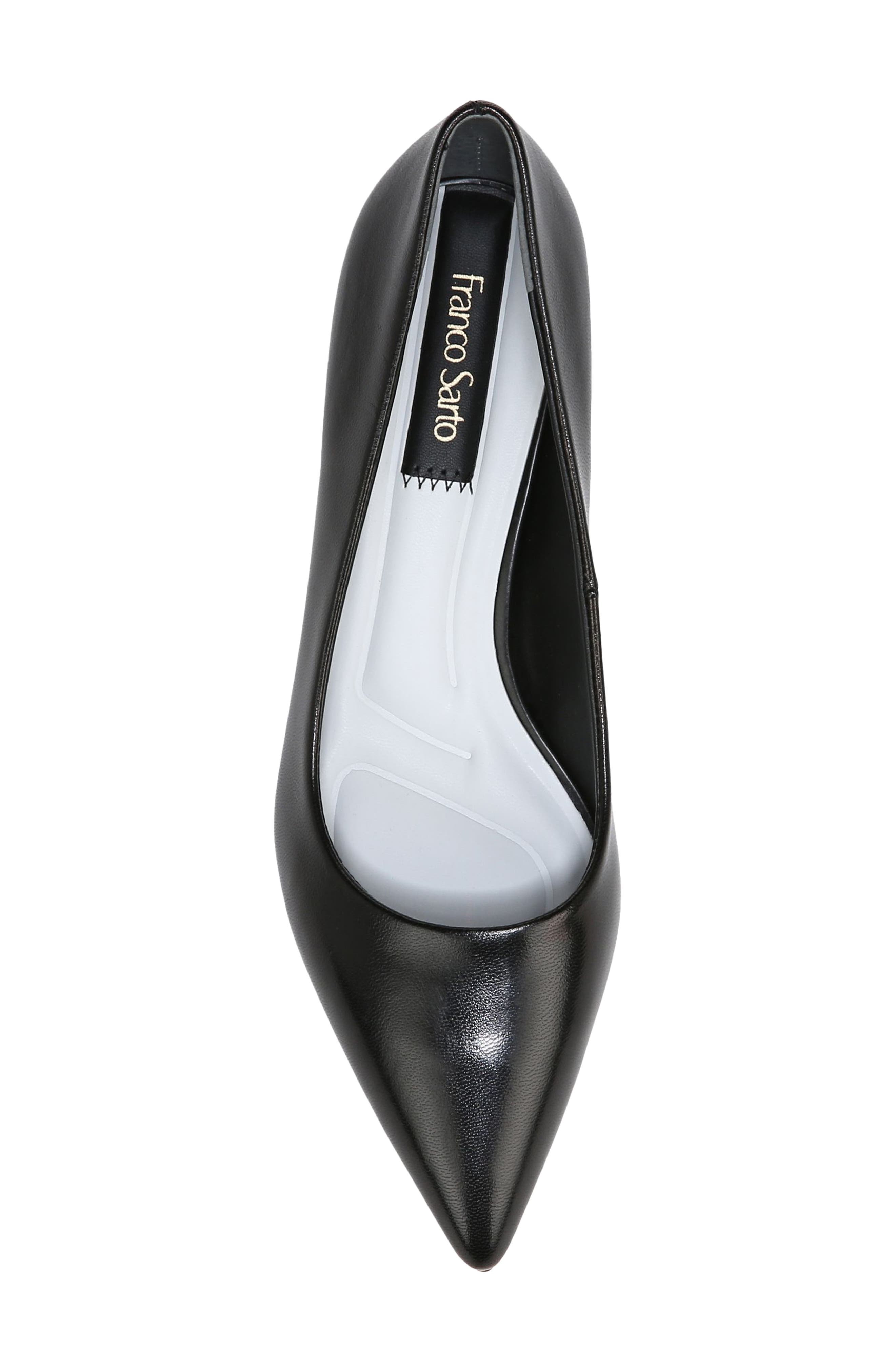 Franco Sarto Racer Pointed Toe Pump, Alternate, color, Black