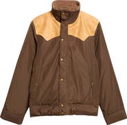 Double RL Leather Yoke Insulated Western Jacket