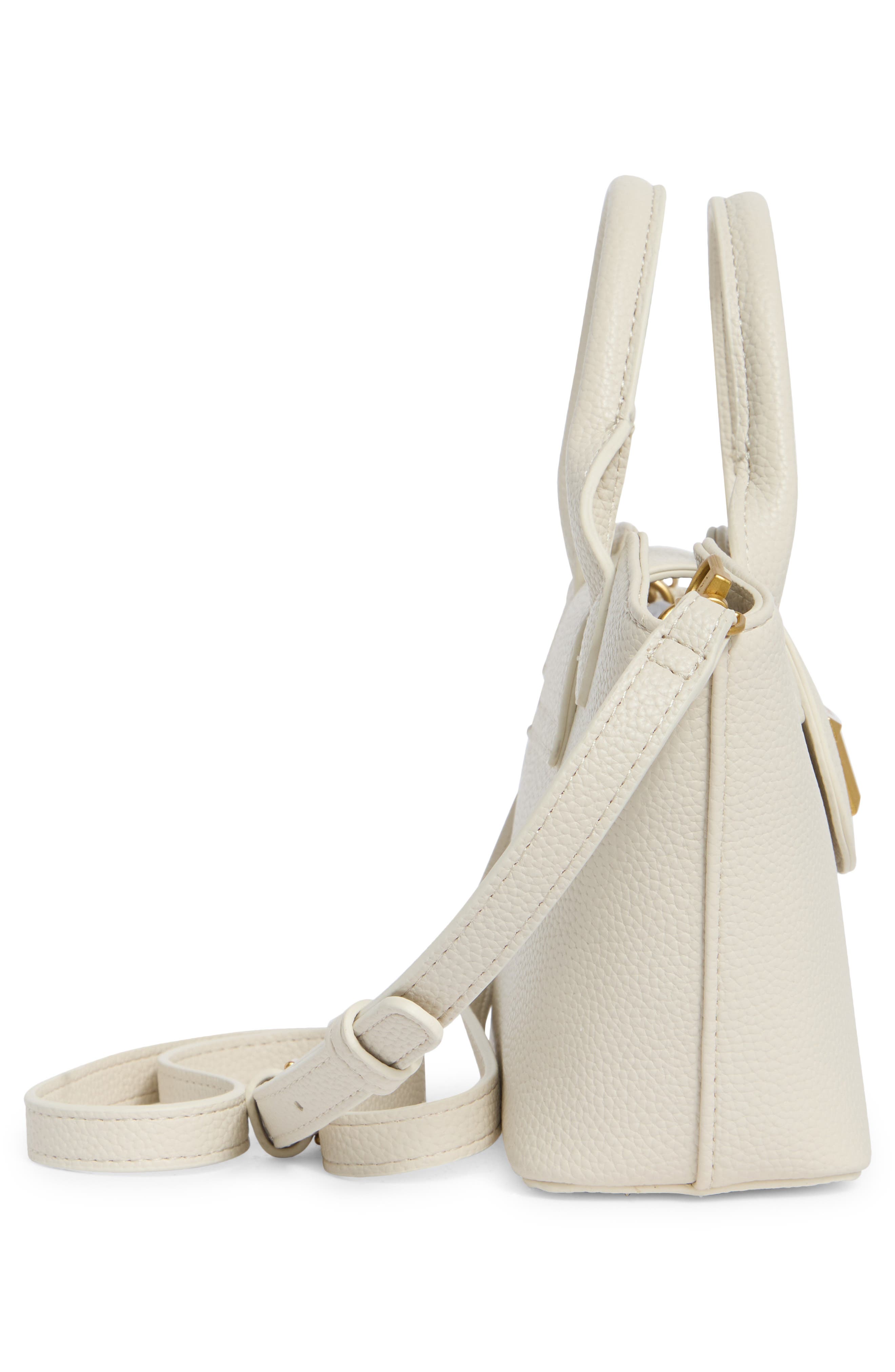 Tahari Elle Top Handle Bag, Alternate, color, Eggshell