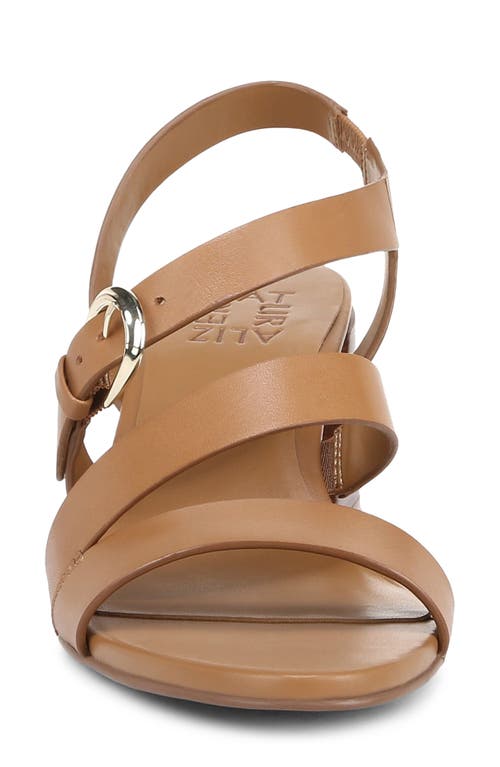 Naturalizer Veva Strappy Sandal In Saddle Tan Leather