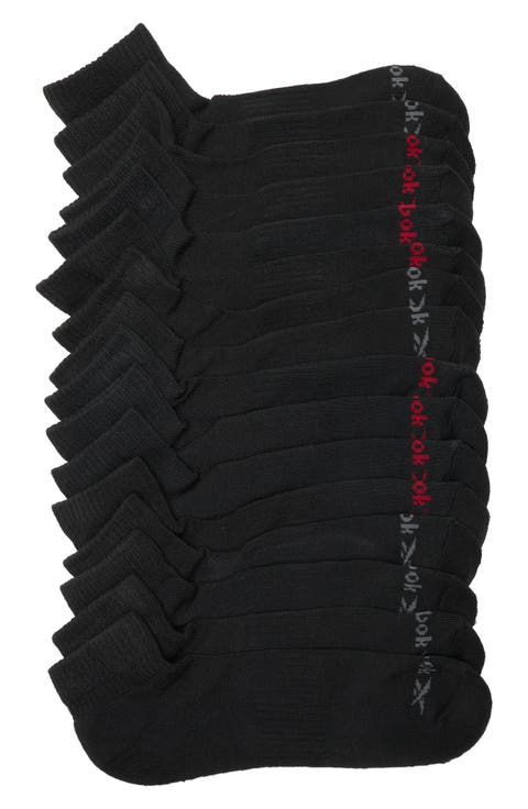8-Pack Assorted Terry Quarter Socks