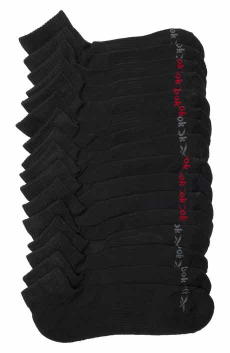 Reebok 8-Pack Assorted Terry Quarter Socks