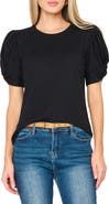 GIBSONLOOK Twist Puff Sleeve Luxe T-Shirt