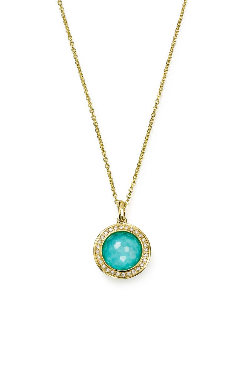 Ippolita Lollipop Mini Pendant Diamond Necklace, Main, color,