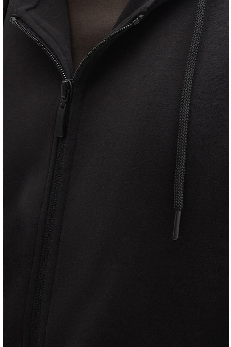 Ciro Full Zip Hoodie, Alternate, color, BLACK