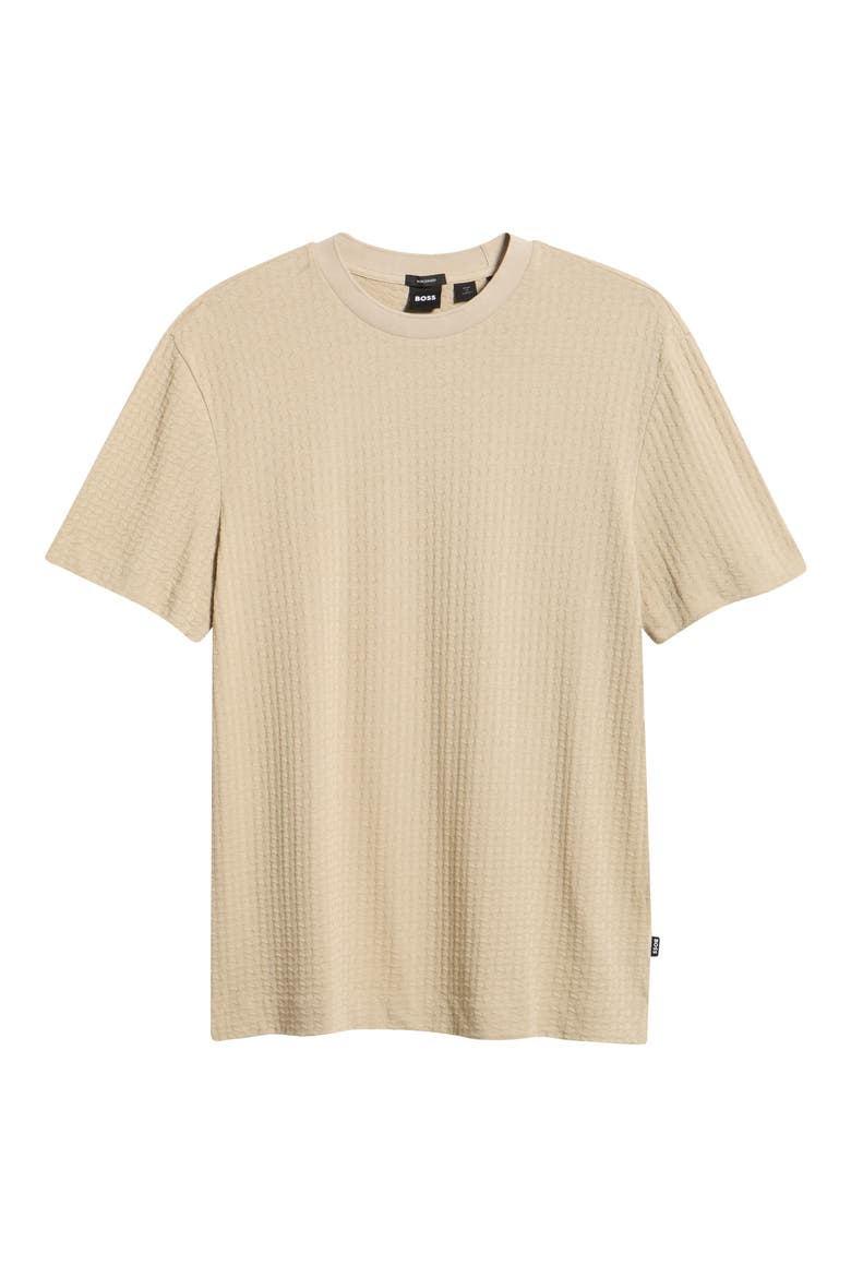 Thompson Textured Cotton T-Shirt, Main, color, OPEN BEIGE