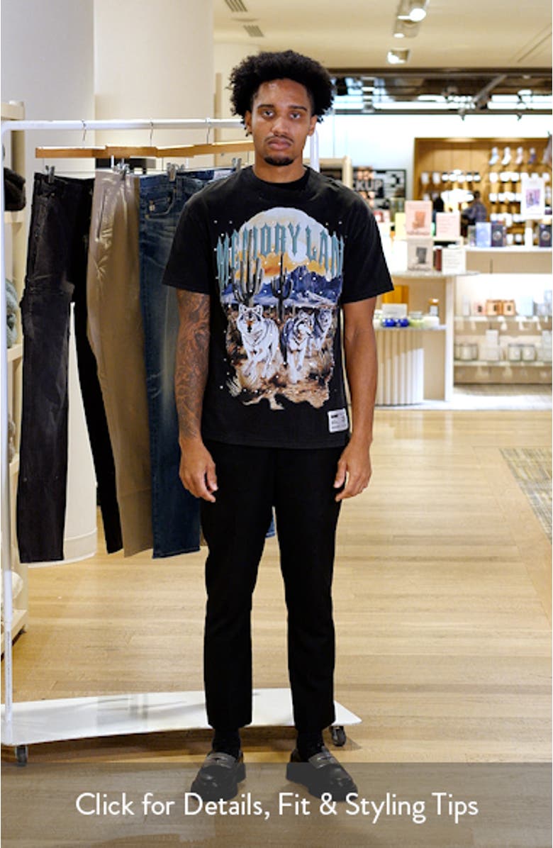 Running Wolves Crystal Embellished Graphic T-Shirt, sales video thumbnail