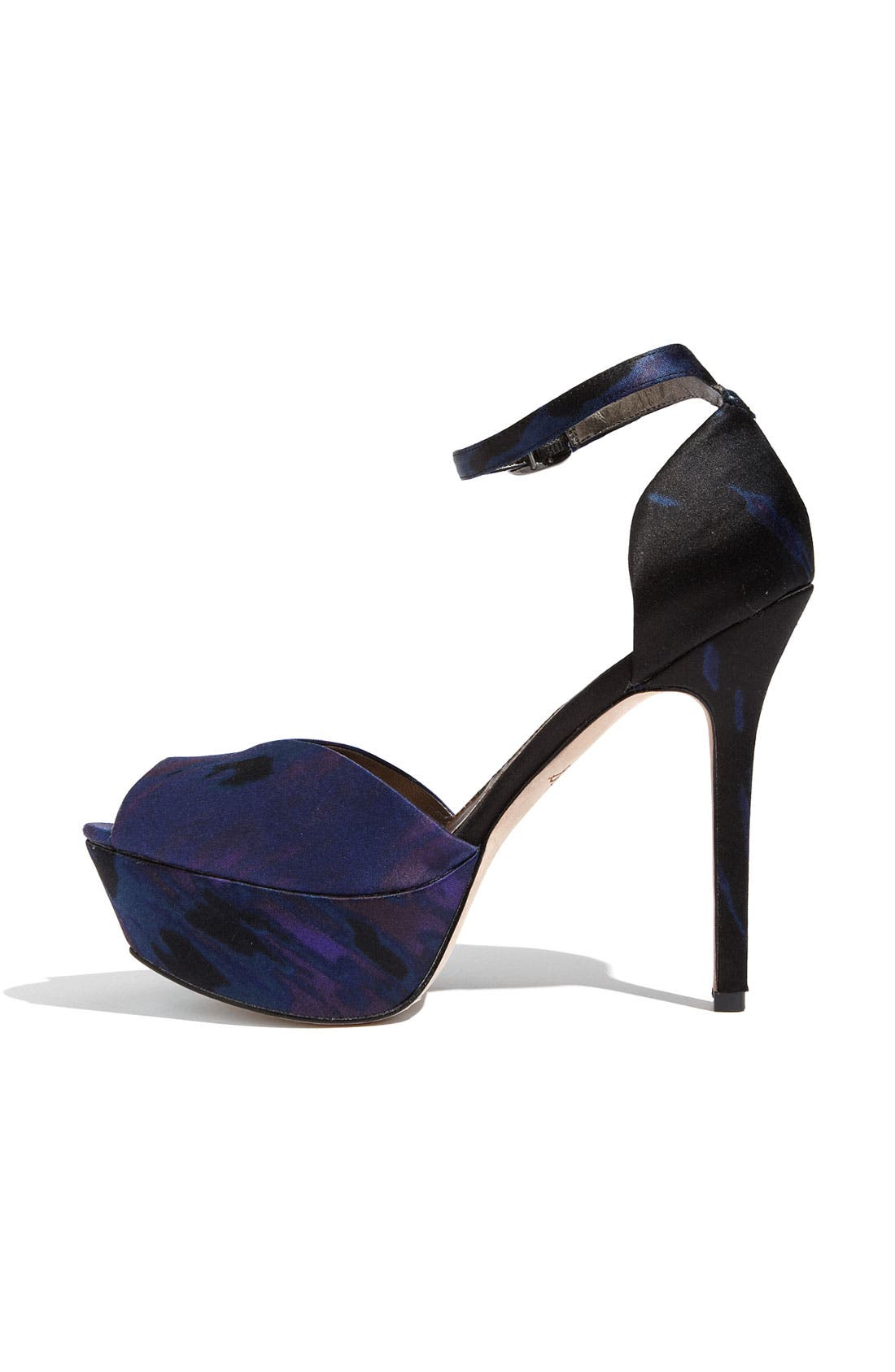 'Marina' Pump, Alternate, color, MIDNIGHT BLUE SILK