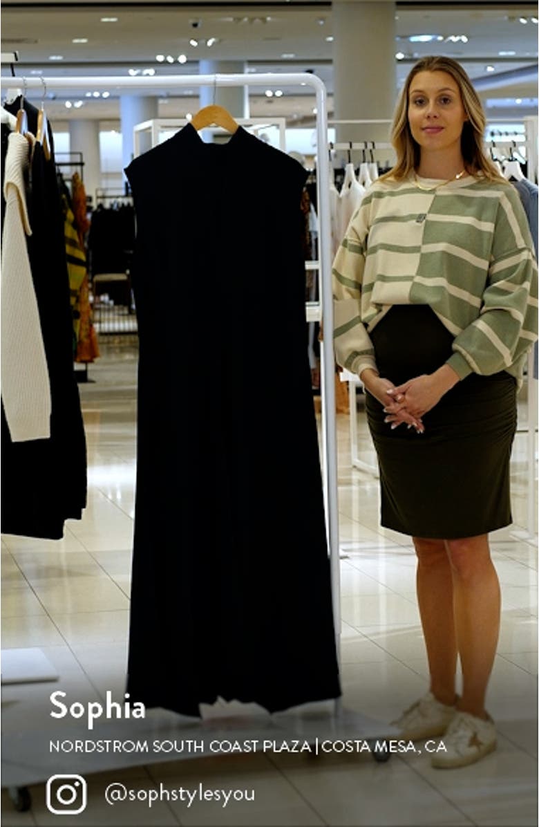 Jessa Mock Neck A-Line Dress, sales video thumbnail
