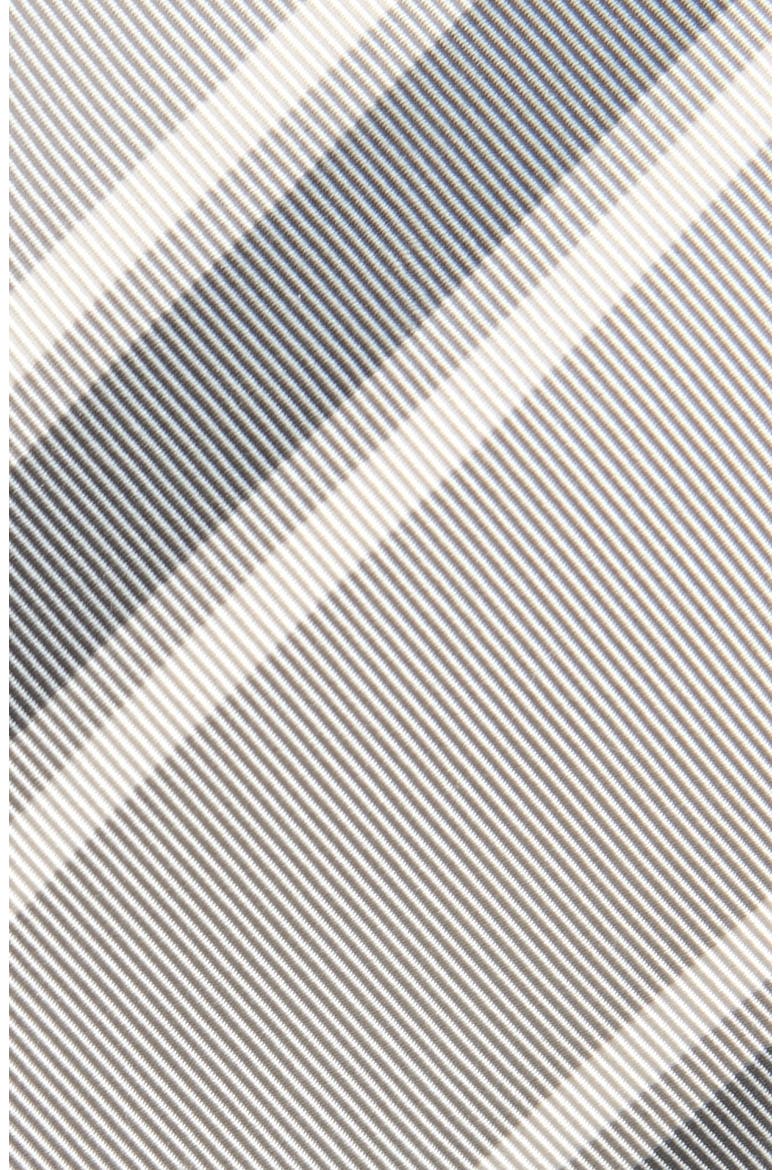Classic Repp Stripe Silk & Cotton Tie, Alternate, color, MEDIUM GREY