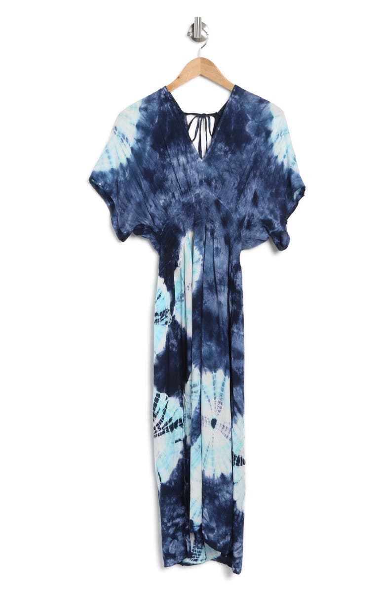 BOHO ME Kimono Side Slit Maxi Dress, Alternate, color, 