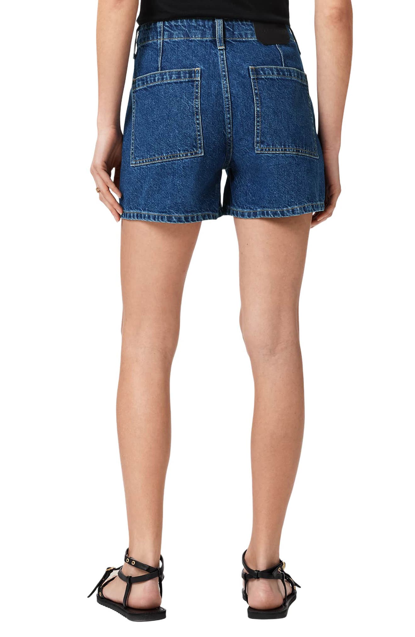 Tay Exposed Fly Denim Shorts - image 2