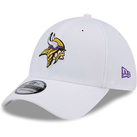 Men's New Era White Minnesota Vikings Main 39THIRTY Flex Hat