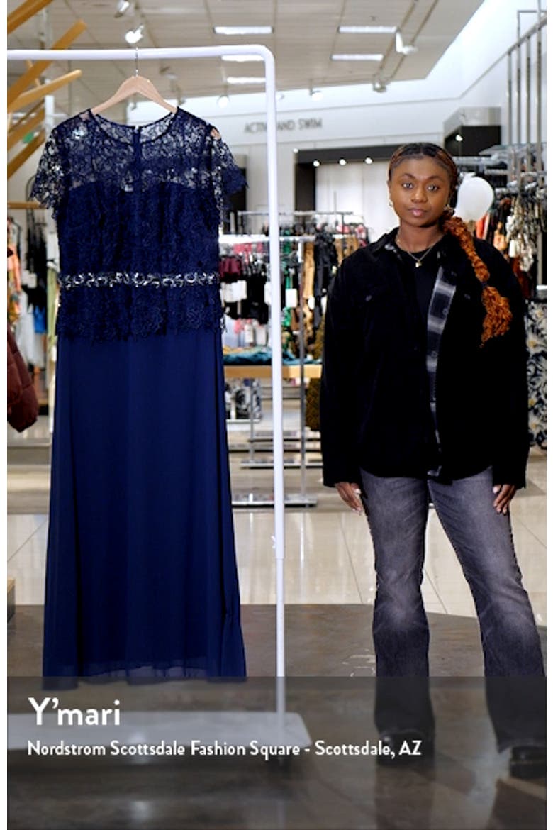 Lace Bodice A-Line Gown video