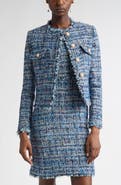 ST. JOHN Eyelash Tweed Jacket