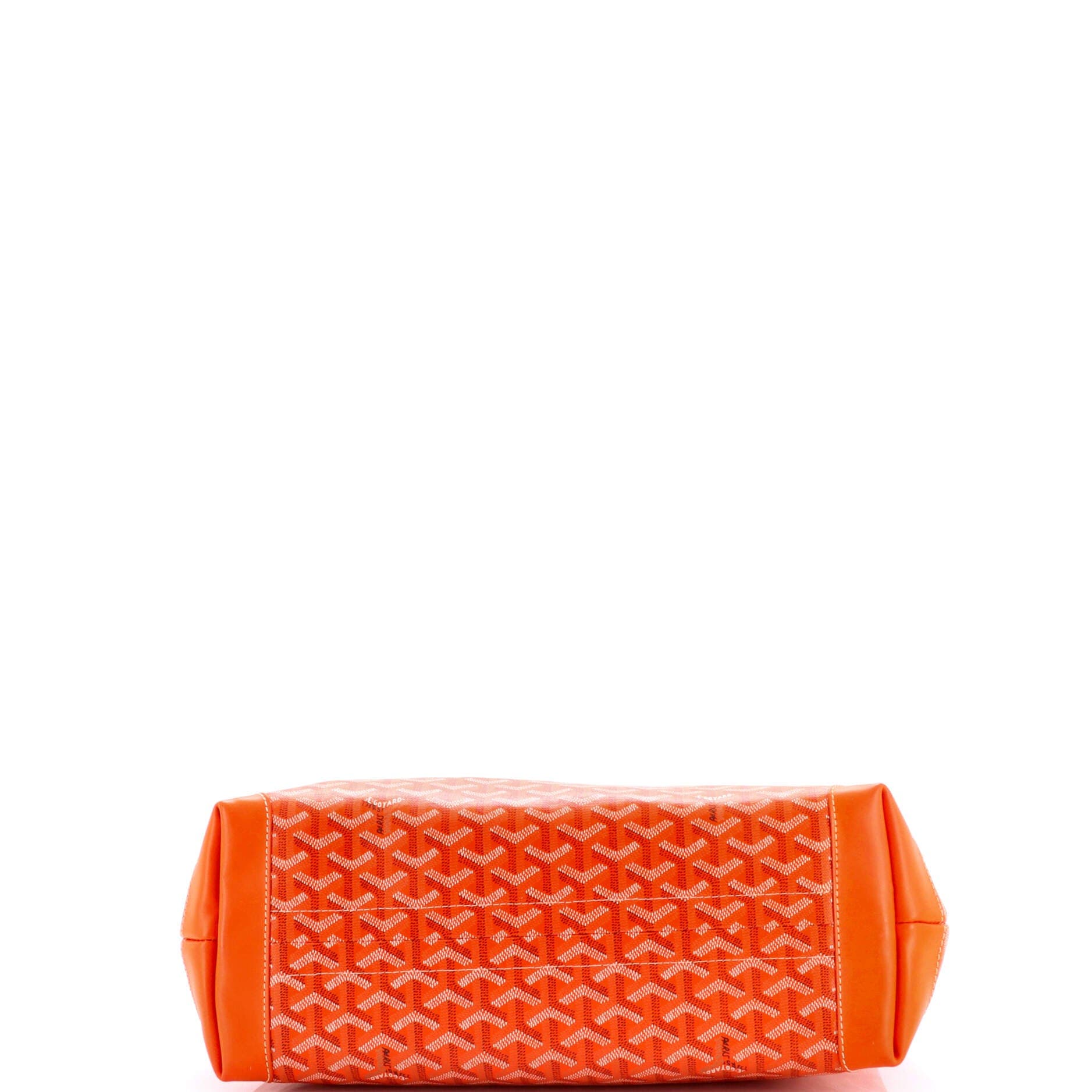 Pre-Owned Goyard Bellechasse Bag Coated Canvas PM, Alternate, color, Orange