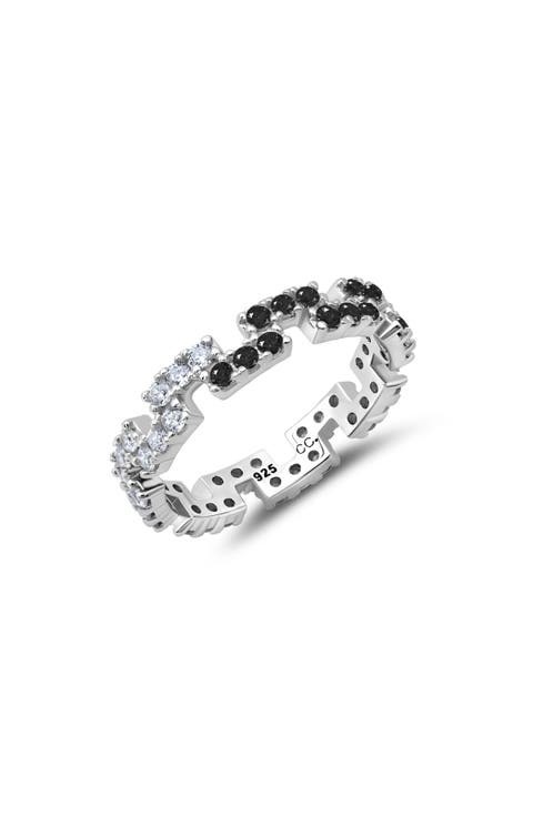 Cubic Zirconia Regal Eternity Band Ring