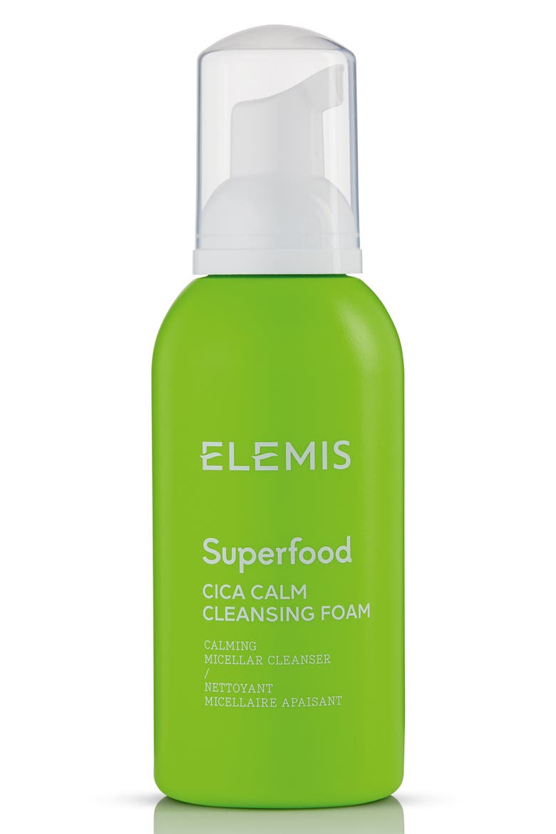 Superfood Cica Calm Cleansing Foam, Main, color, NO COLOR