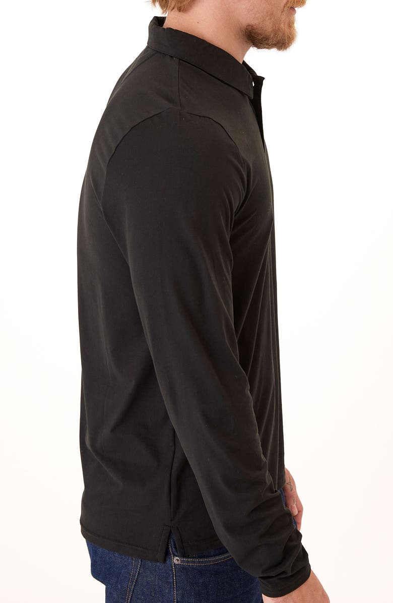 Threads 4 Thought Luxe Jersey Long Sleeve Polo, Alternate, color, 
