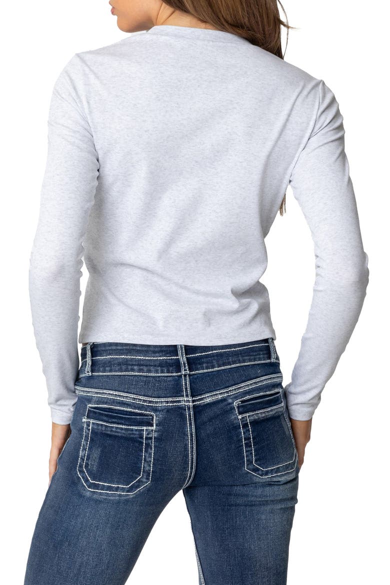 Cherry Leopard Star Long Sleeve Graphic T-Shirt, Alternate, color, GRAY-MELANGE