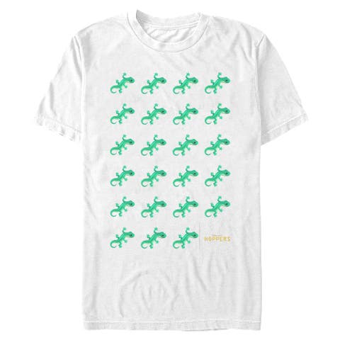 Mens Hoppers Tom Lizard Icon Grid T Shirt