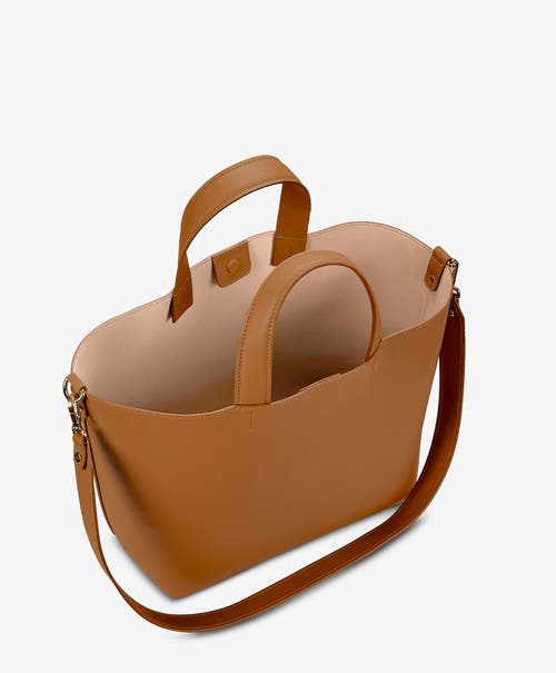 Gigi New York Austin Leather Tote Bag In British Tan
