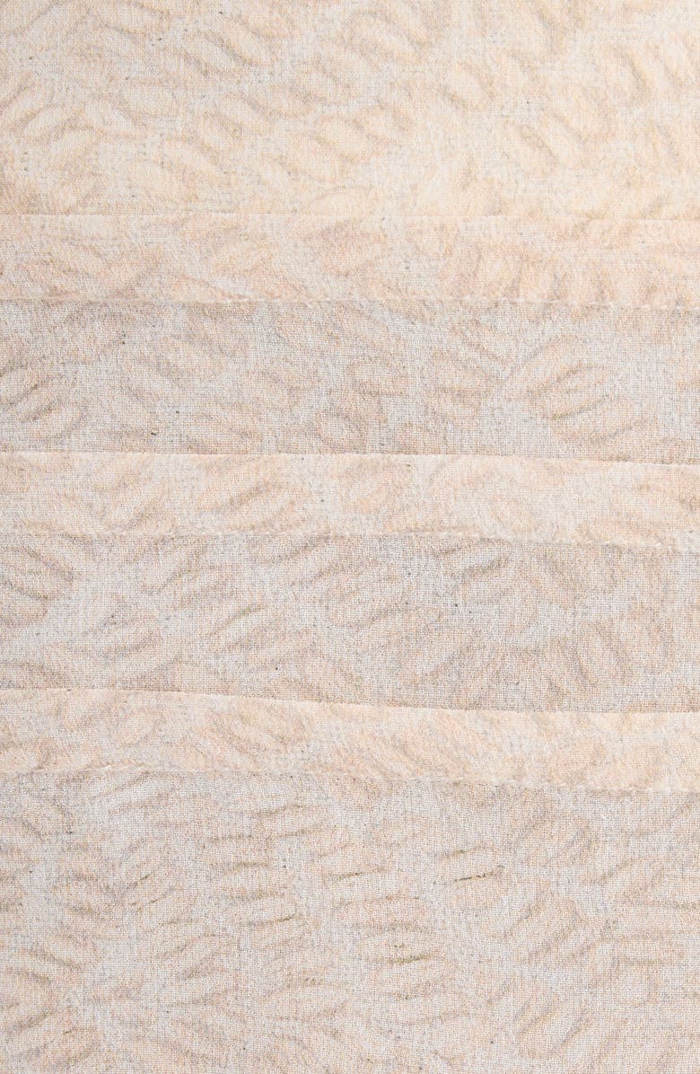 Isabel Marant Taylora Pleated Silk Georgette Skirt, Alternate, color, Ecru