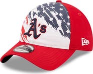 New Era Men's New Era Red Oakland Athletics 2022 4th of July 9TWENTY Adjustable Hat