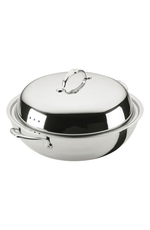 ProBond® Luxe Professional Clad Stainless Steel 14-Inch Wok