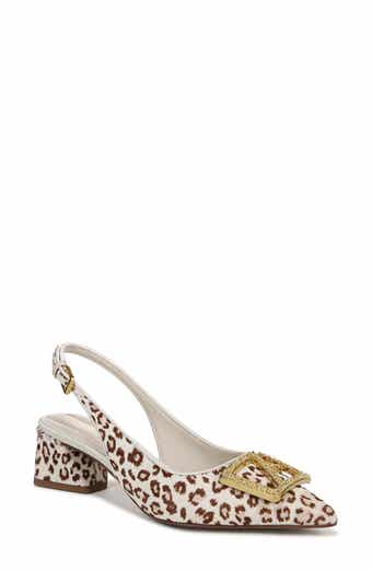 Racer Slingback Pointed Toe Pump