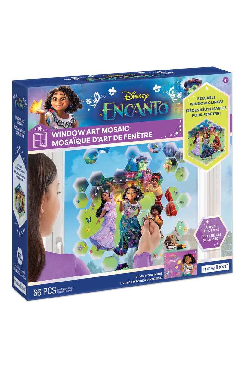 Encanto 66 Piece Window Art Mosaic, Main, color, Multicolored