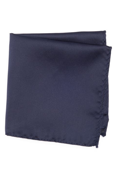 Solid Satin Pocket Square