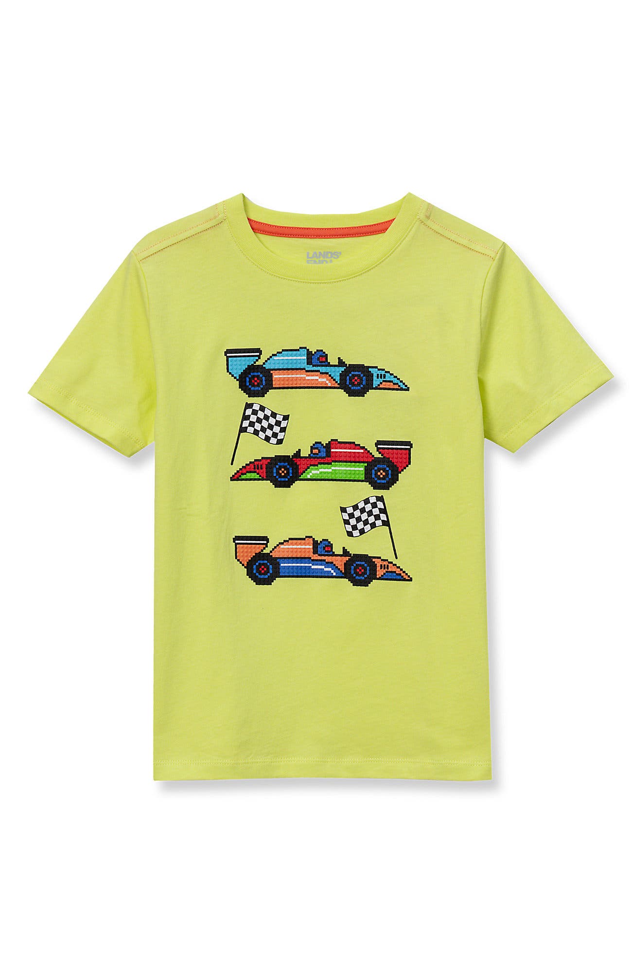 Race Cars/Sunny Lime